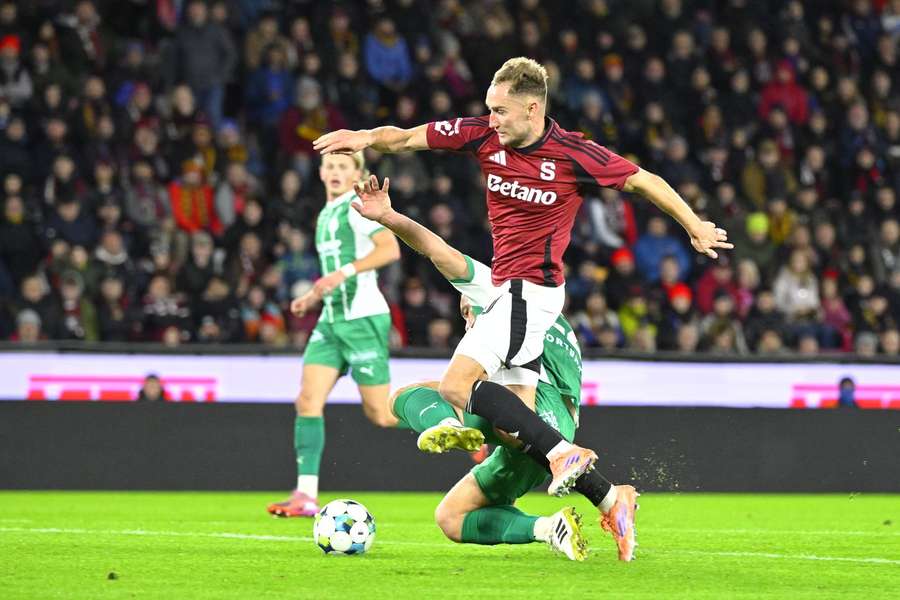 Autor sparťanského gólu v derby s Bohemians Jan Kuchta. Autor sparťanského gólu v derby s Bohemians Jan Kuchta.