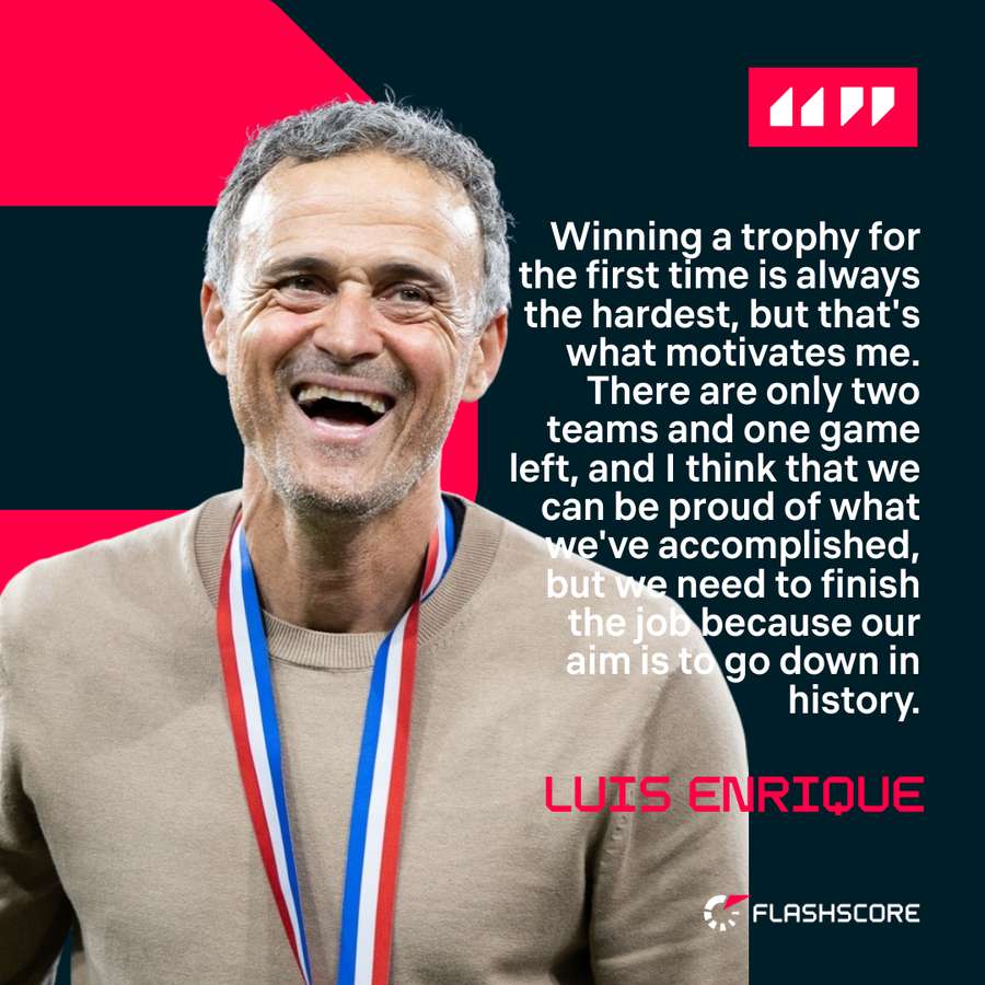 Luis Enrique's rallying cry ahead of the Champions League final Luis Enrique's rallying cry ahead of the Champions League final
