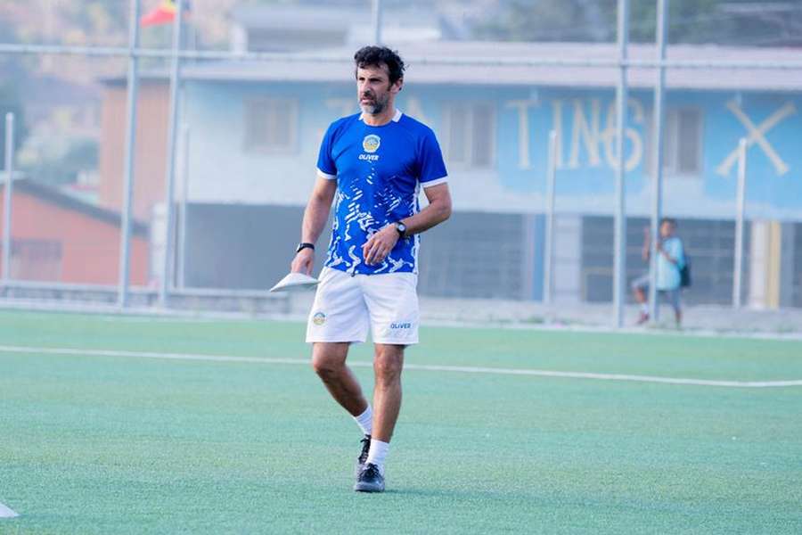 Zé Pedro, selecionador de Timor-Leste Zé Pedro, selecionador de Timor-Leste