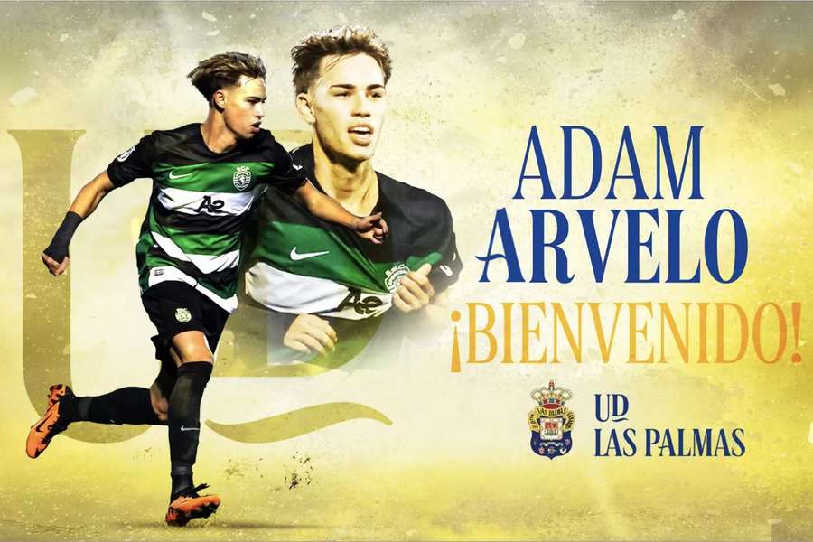 Adam Arvelo oficializado no Las Palmas Adam Arvelo oficializado no Las Palmas