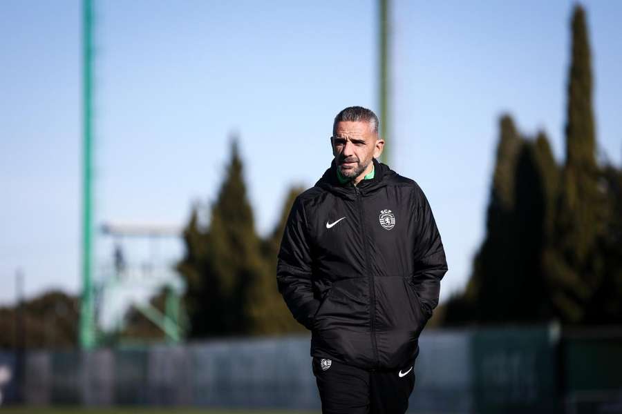 Rui Borges, treinador do Sporting