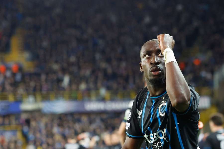 Carlos Forbs, extremo português de 21 anos do Club Brugge