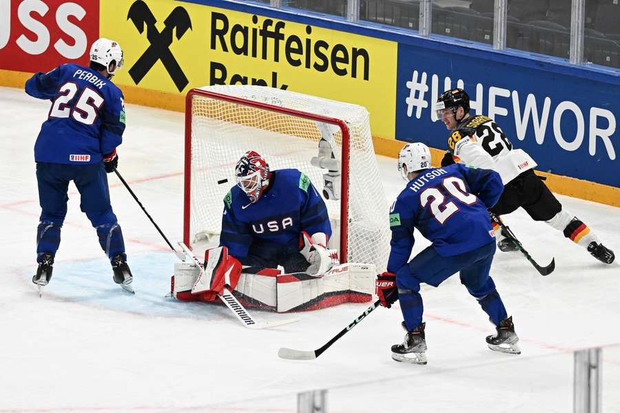 Deutschland trifft zum 1:1 durch Samuel Soramies