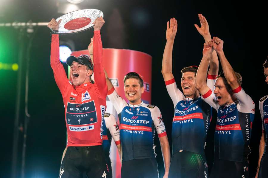 O ciclista belga venceu a última edição da Vuelta