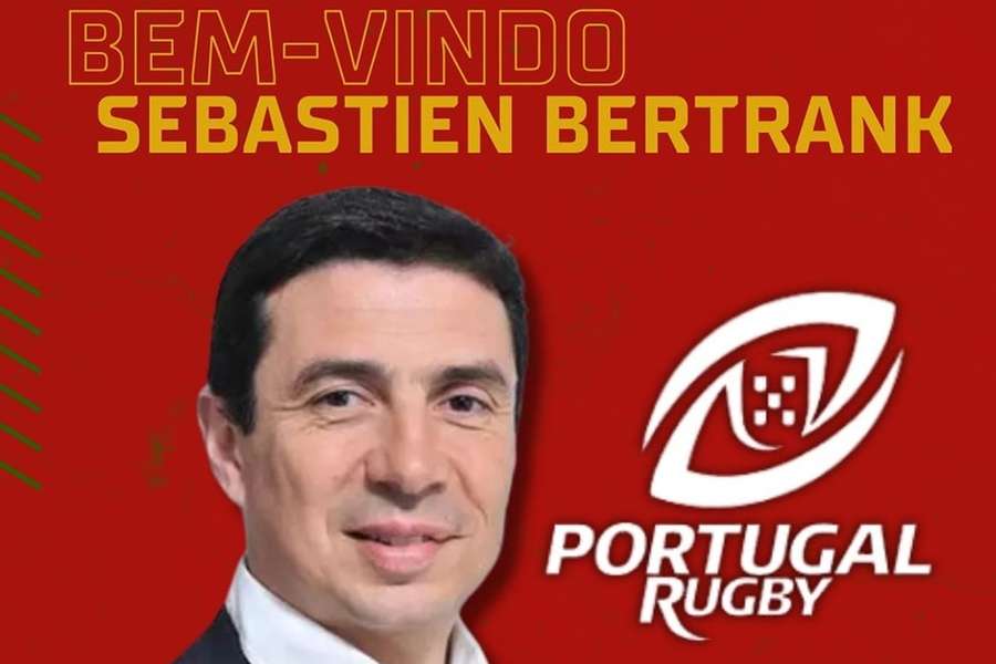 Sébastien Bertrank é o novo selecionador de Portugal
