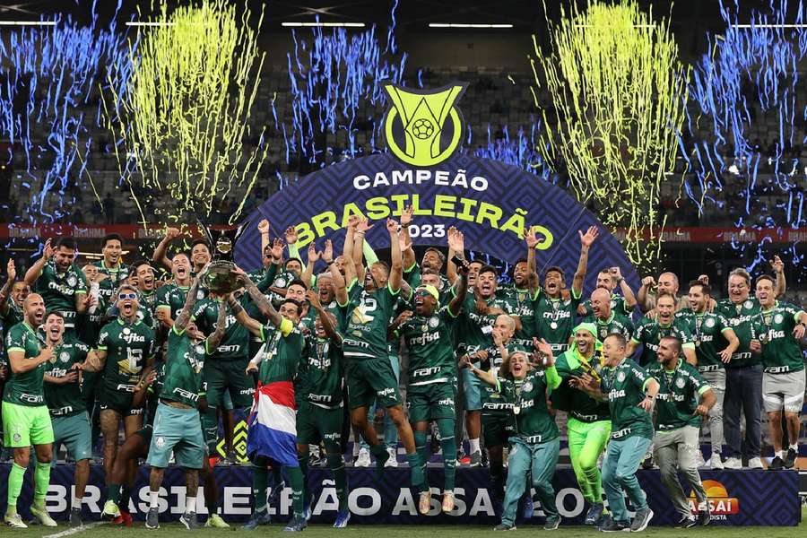 Palmeiras conquistou o Brasileirão do ano passado no Mineirão