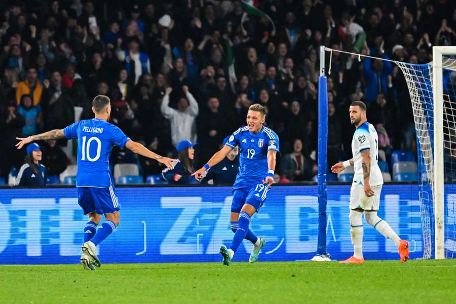 Mateo Retegui marcou o seu primeiro gol com a camisa da Itália