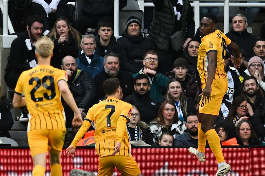 O Brighton venceu uma batalha fora de casa contra o Newcastle