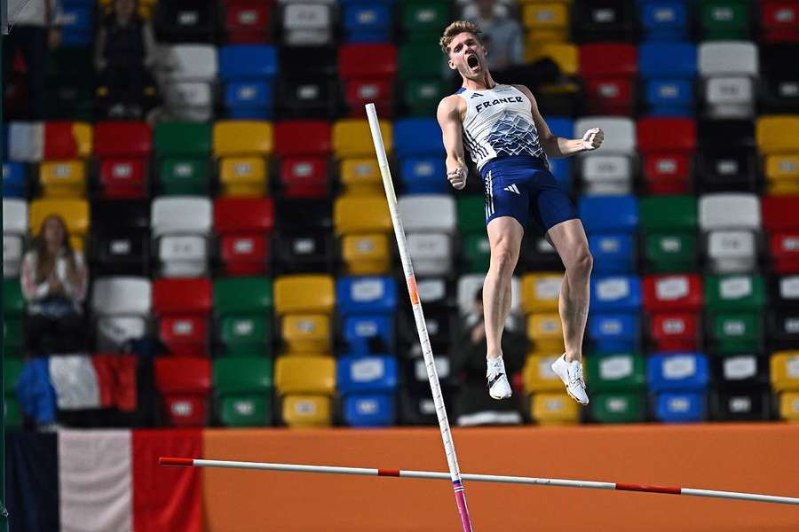 Kevin Mayer ce dimanche à Istanbul.