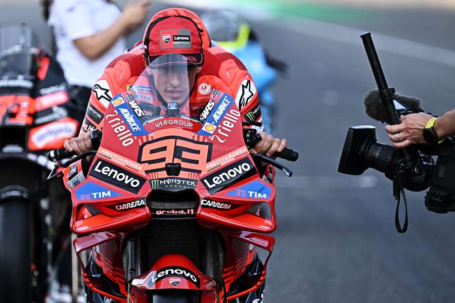 Marc Marquez na sua Ducati na Tailândia