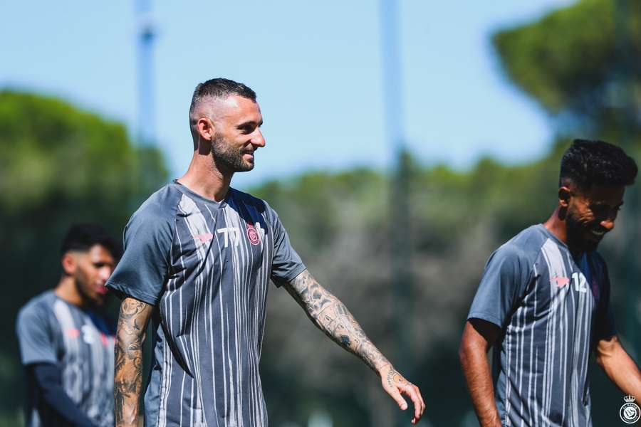 Brozovic à l'entraînement Al-Nassr