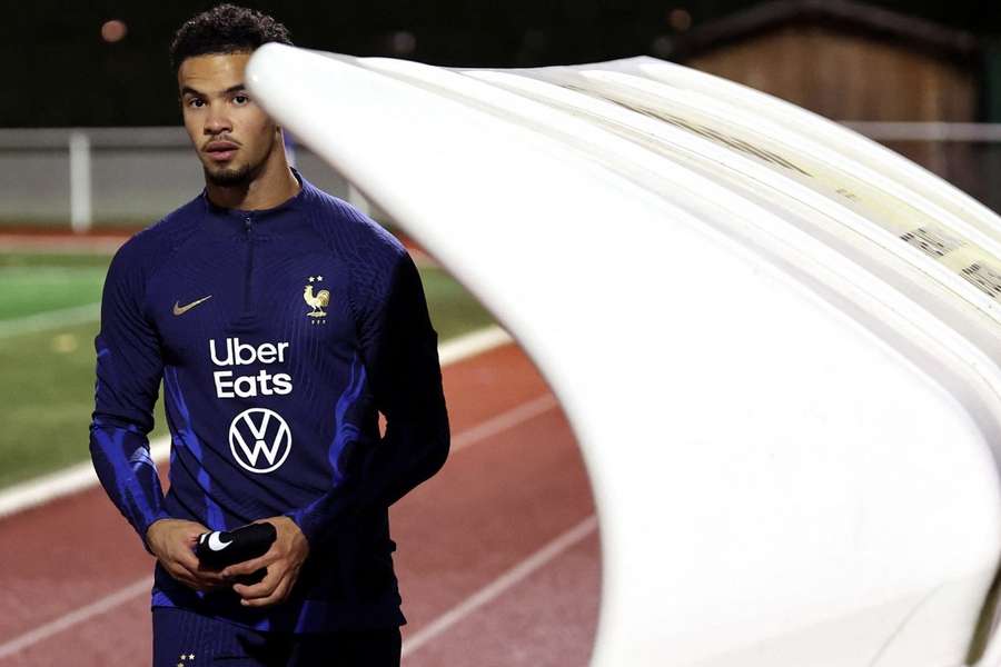 Warren Zaïre-Emery à l'entraînement.