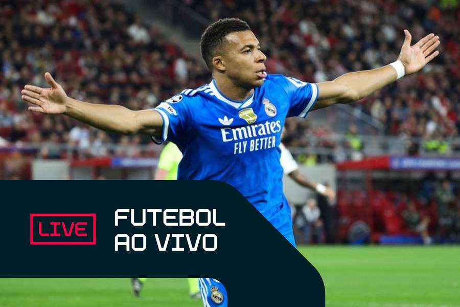 Mbappé fez quatro gols em Olympiacos 3x4 Real Madrid