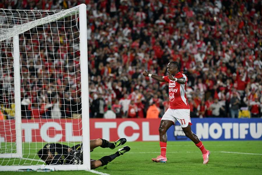 Hugo Rodallega, delantero de Independiente Santa Fe