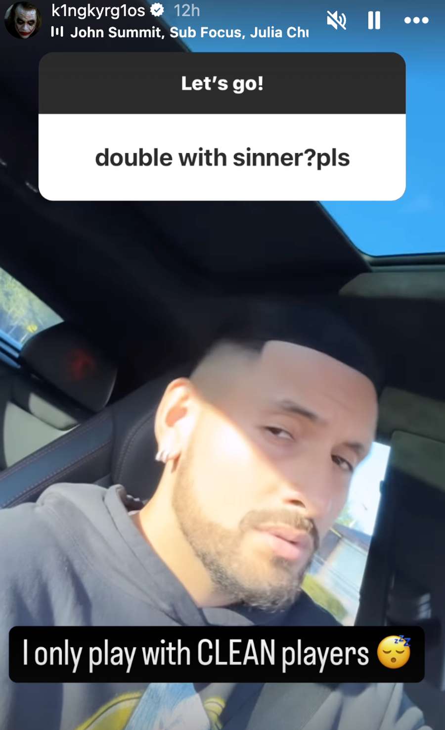 La story di Kyrgios