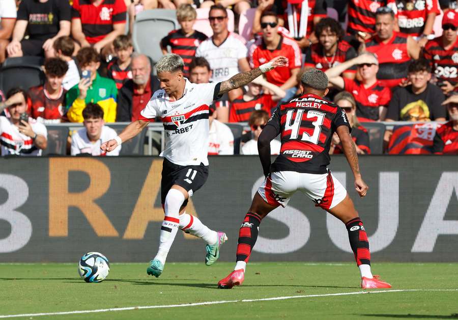 O São Paulo ficou mais próximo da vitória no segundo tempo