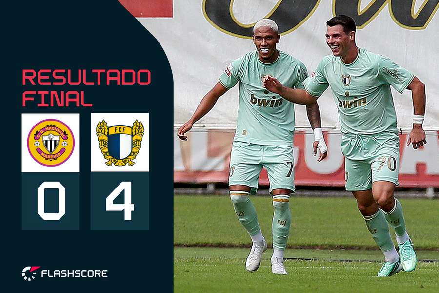 Sorriso e Koutsias bisaram na goleada do Famalicão Sorriso e Koutsias bisaram na goleada do Famalicão