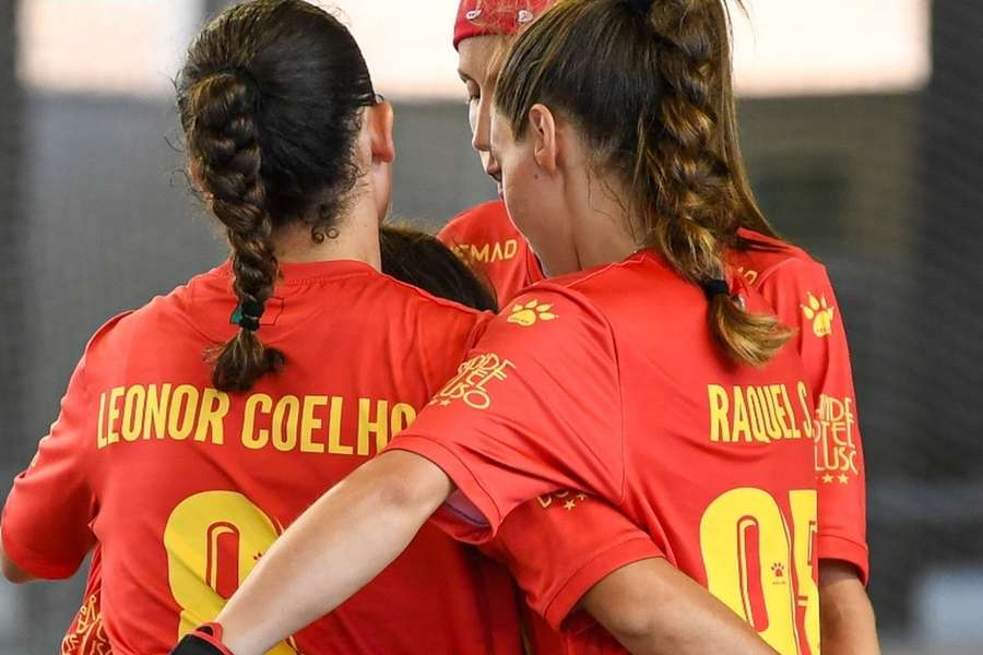 A festa da equipa feminina