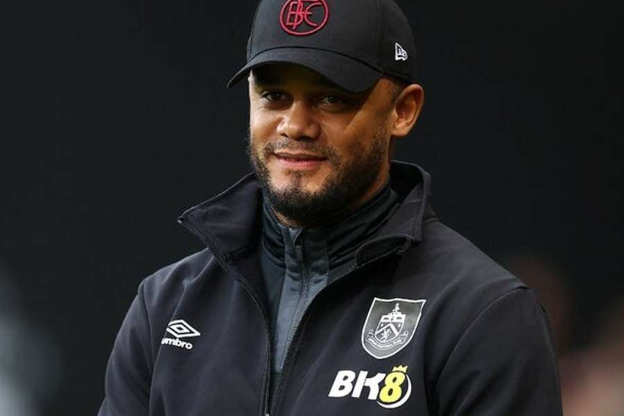 Burnley boss Vincent Kompany was all smiles after the game