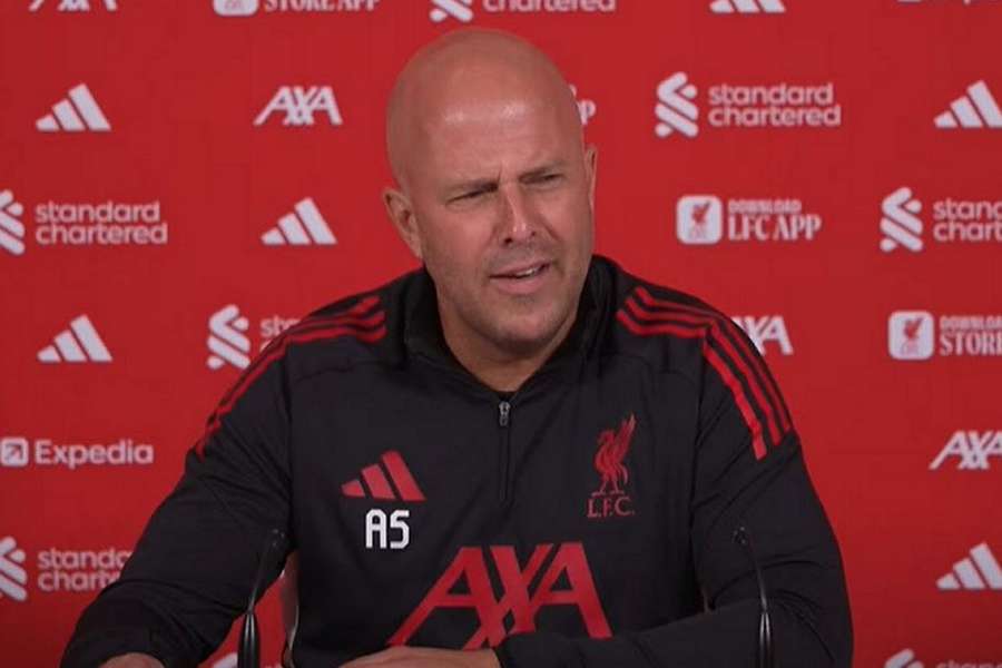 Liverpool manager Arne Slot Liverpool manager Arne Slot