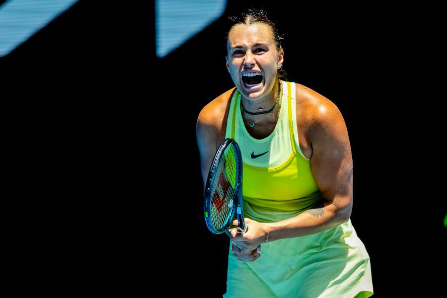 Aryna Sabalenková vyhrála a hardových grandslamech 17 zápasů v řadě.