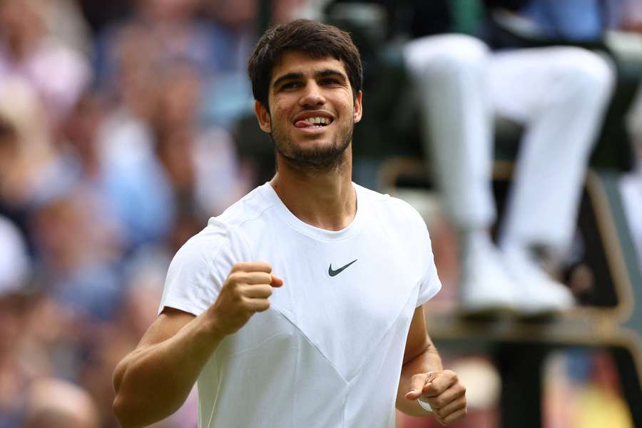 Carlos Alcaraz takes on Daniil Medvedev for a place in the Wimbledon final