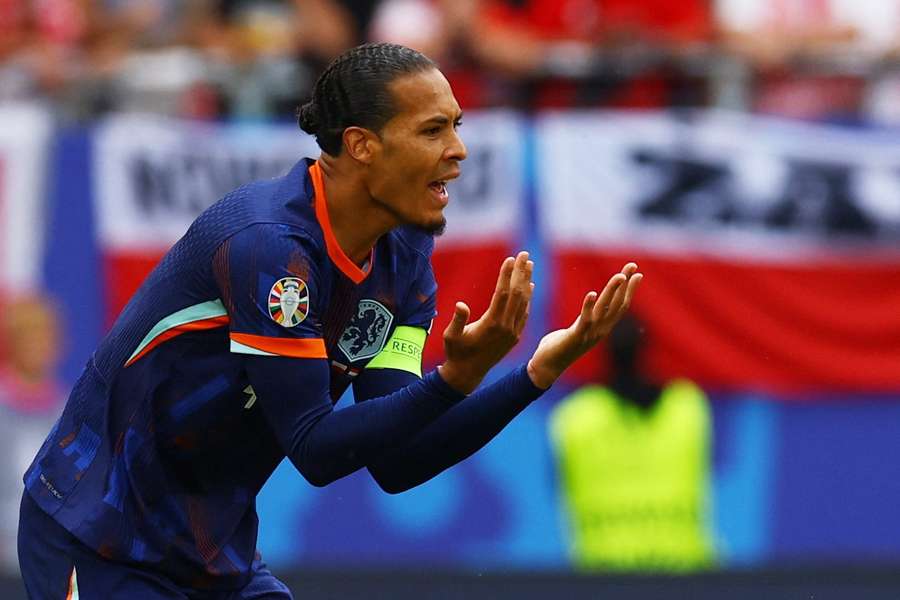 Virgil van Dijk was part of the team that were 'let down' by the refereeing decisions at the European Championships
