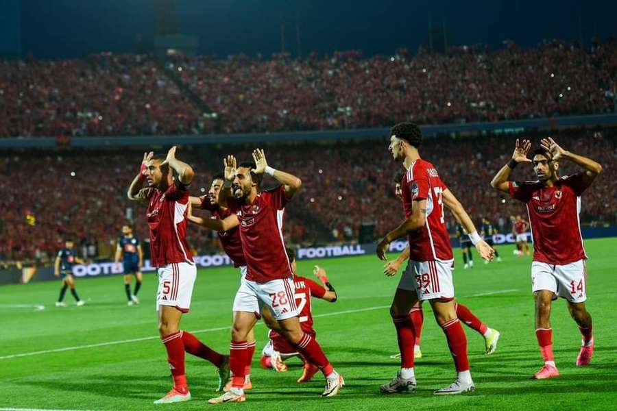 A festa do Al Ahly