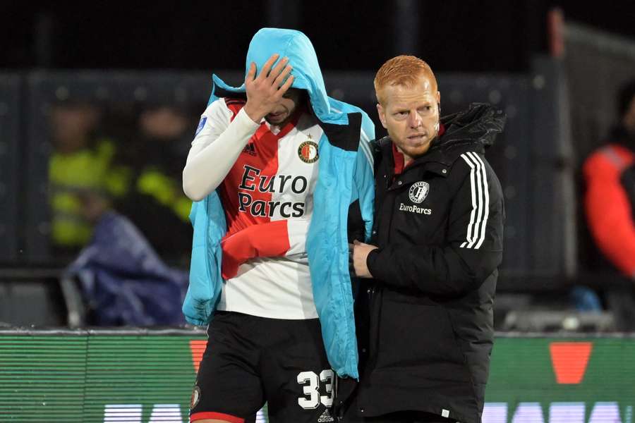 David Hancko zocht donderdagavond de schouder van teammanager Raymond van Meenen