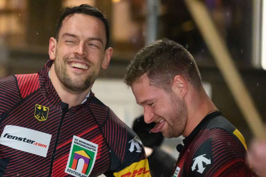 Georg Fleischhauer (l.) an der Seite seines Teamkollegen Johannes Lochner