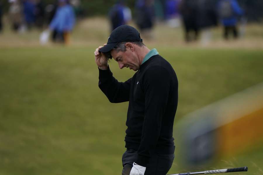 Rory McIlroy cuts a deflated figure