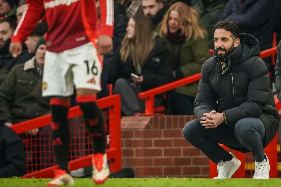 Ruben Amorim tem tido dificuldades nos primeiros jogos pelo Manchester United