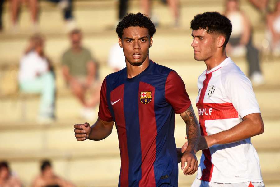 El hijo de Ronaldinho estuvo en el Barça durante algo más de un año.