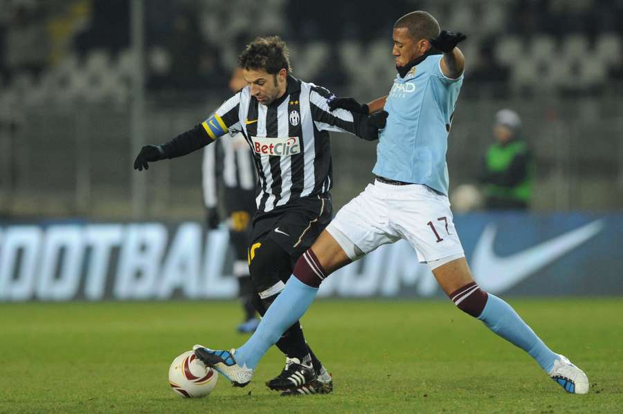 Jerome Boateng and Alessandro Del Piero Jerome Boateng and Alessandro Del Piero