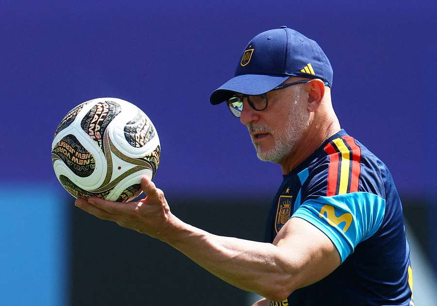 Spain coach Luis de La Fuente Spain coach Luis de La Fuente
