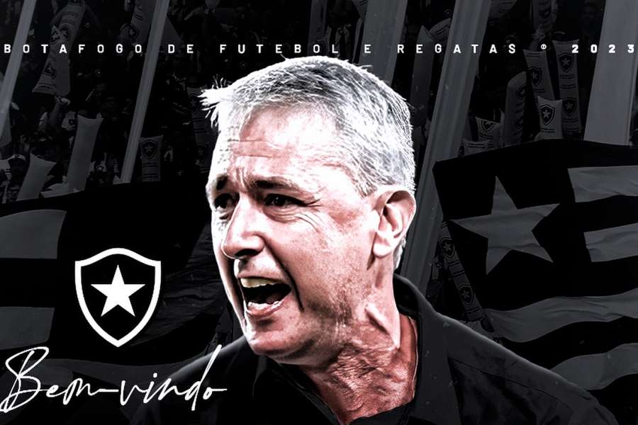 Botafogo oficializou a chegada de Tiago Nunes