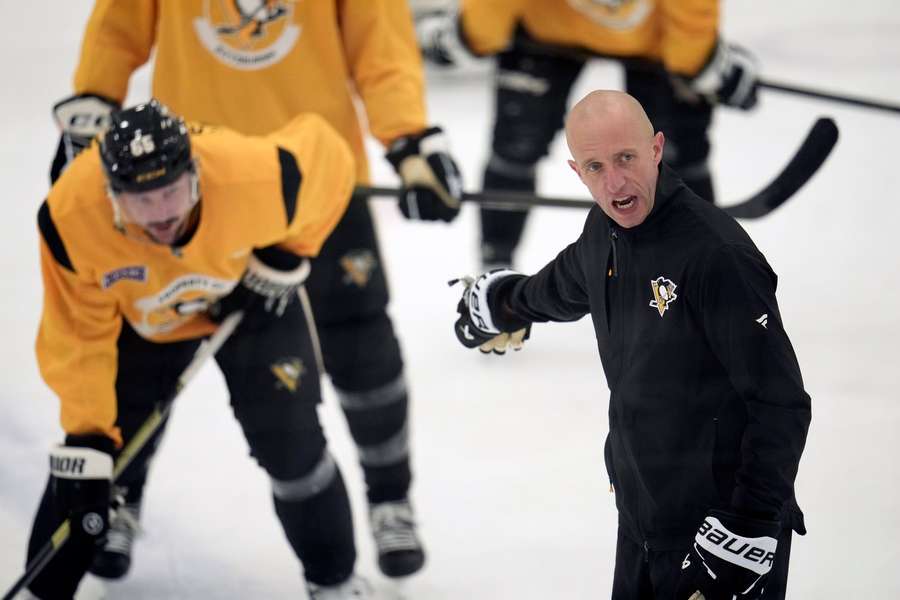 Dan Muse na tréninku Pittsburghu.