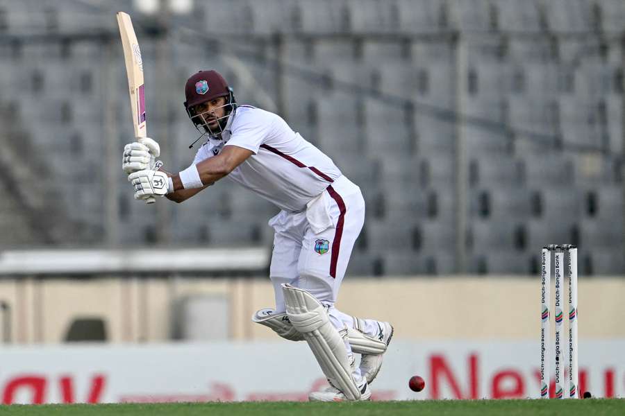 King in action for West Indies King in action for West Indies