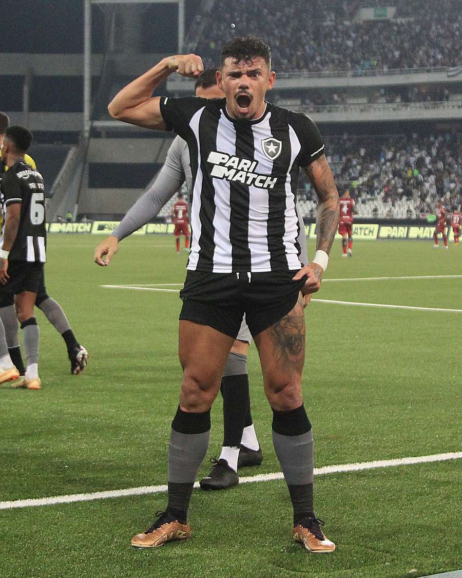 Tiquinho Soares viveu grande fase pelo Botafogo em 2023 Tiquinho Soares viveu grande fase pelo Botafogo em 2023