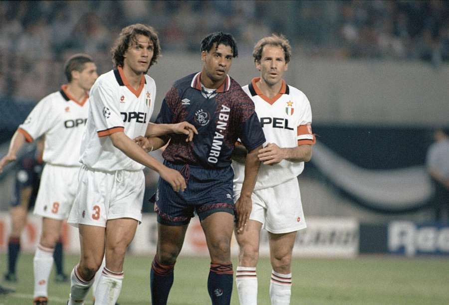 Maldini, Rijkaard e Baresi Maldini, Rijkaard e Baresi