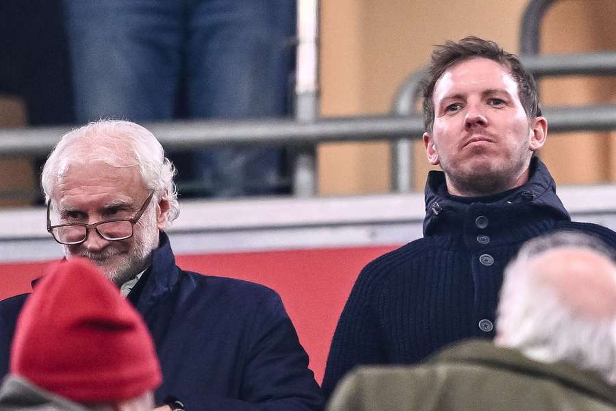 Nagelsmann (r.) schwärmte vor dem Nations-League-Viertelfinale von Rudi Völler