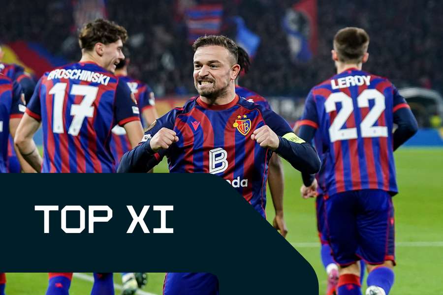Xherdan Shaqiri war an allen drei Toren des FC Basel direkt beteiligt Xherdan Shaqiri war an allen drei Toren des FC Basel direkt beteiligt
