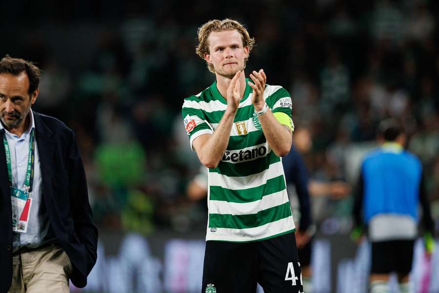 Hjulmand vai render 45 milhões de euros, no total, ao Sporting Hjulmand vai render 45 milhões de euros, no total, ao Sporting