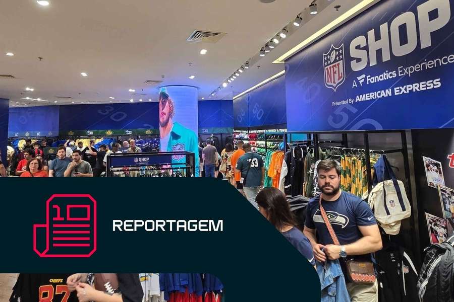 Megaloja da NFL no Rio de Janeiro Megaloja da NFL no Rio de Janeiro