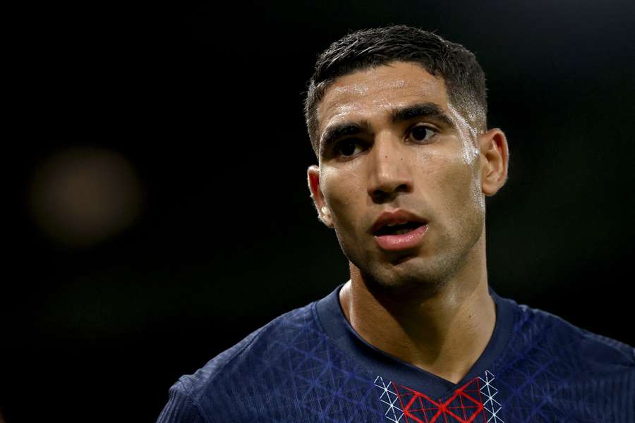Achraf Hakimi, en una situación complicada
