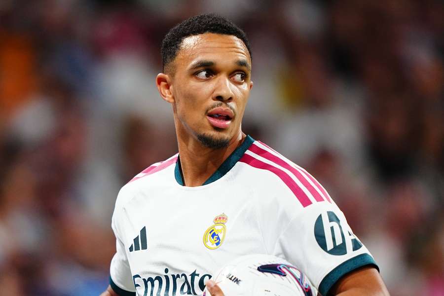 Real Madrid's Trent Alexander-Arnold during the match vs Villarreal