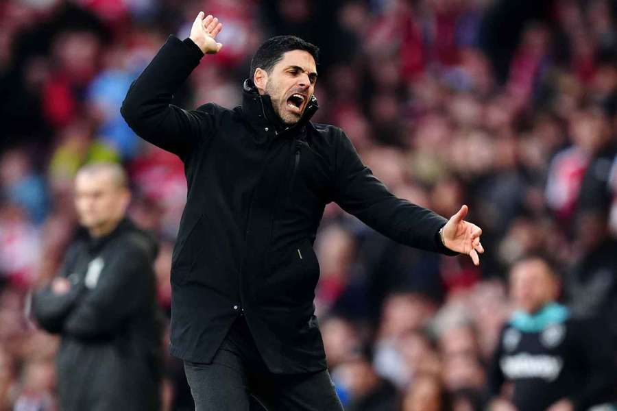Mikel Arteta spune că Arsenal a scăzut sub standarde