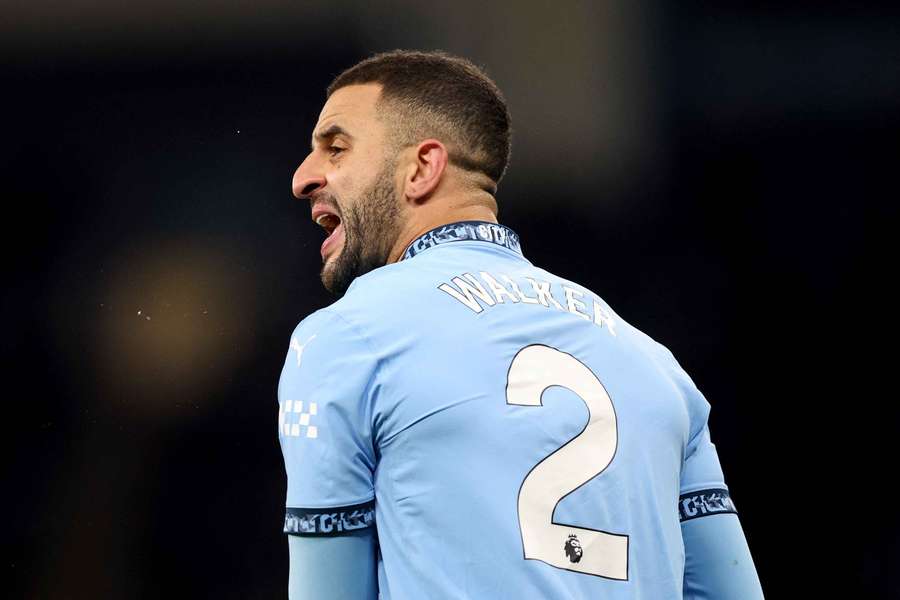 Kyle Walker during the Premier League match between Manchester City FC and West Ham United