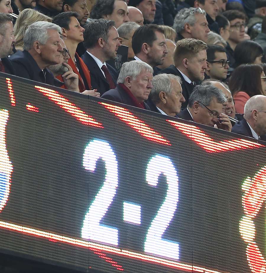 Zápas na Camp Nou sledoval i Alex Ferguson.