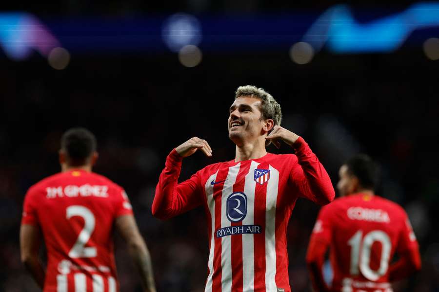 Antoine Griezmann is in goede vorm voor Atletico